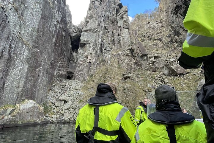 Fjord Tour with hidden cave, Preikestolen, Waterfalls and Goats