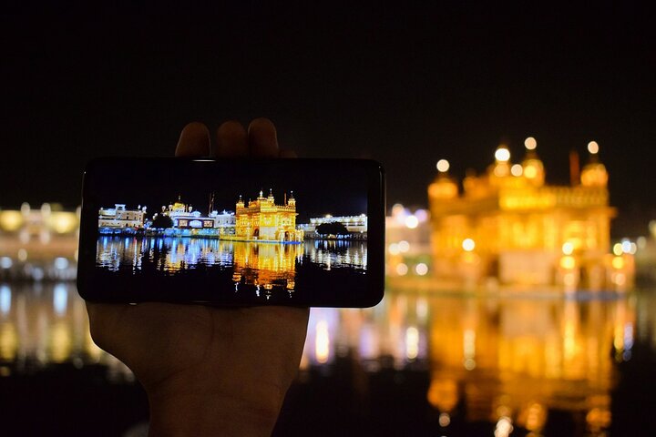 Golden Temple Night Light Ceremony with a Sikh