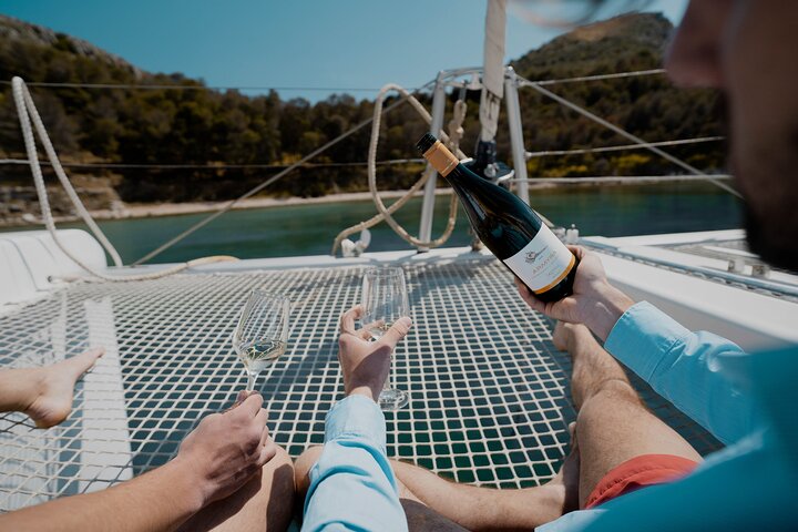 Catamaran Cruise in Nafplio | Greek Buffet & Open Bar