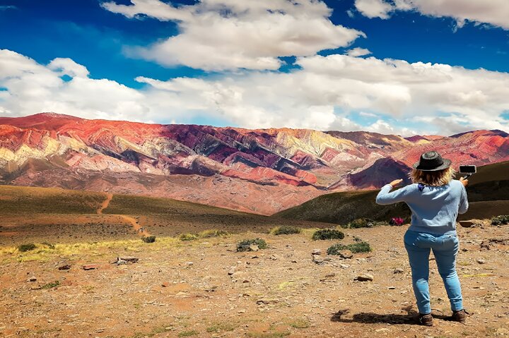 From Salta: Serranías del Hornocal and the hill of 14 colors