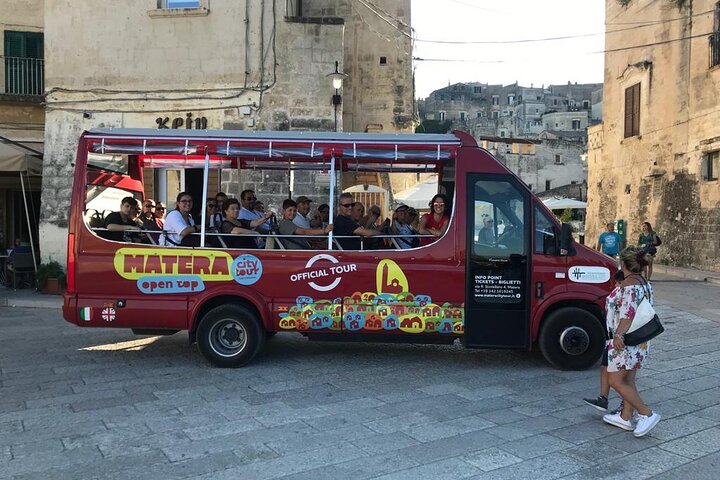 Panoramic Tour of the Sassi of Matera in Open-Bus with House-Cave