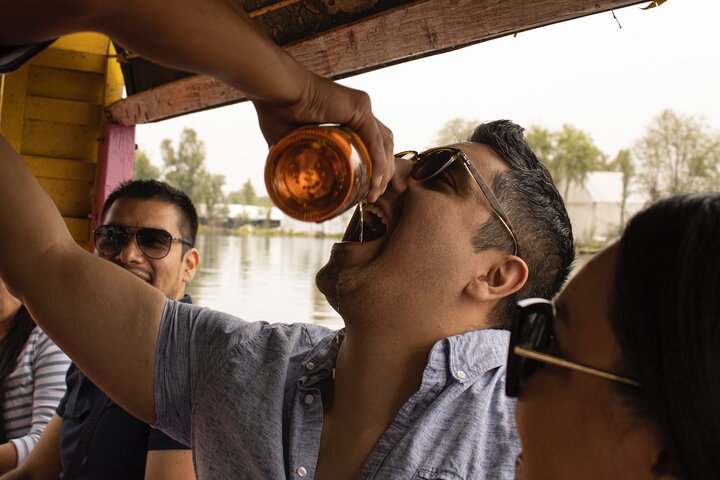 Xochimilco Barco Fiesta Tentacion 18+ with Open Bar and Tacos