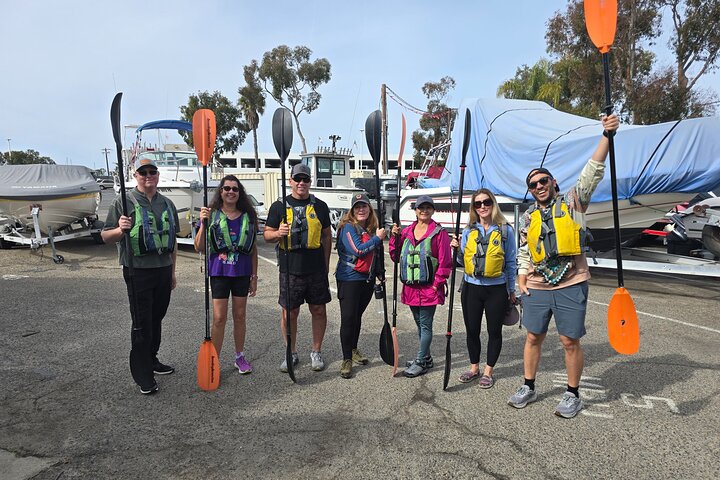 Dana Point Kayak and Hike to sea cave with Sea Lion Sightings