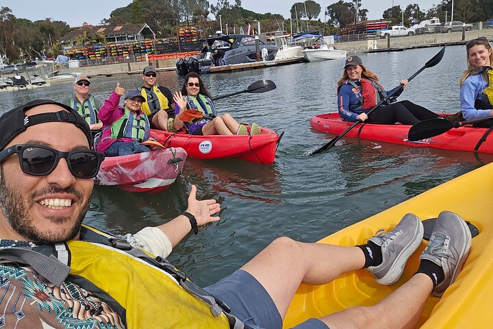 Dana Point Kayak and Hike to sea cave with Sea Lion Sightings