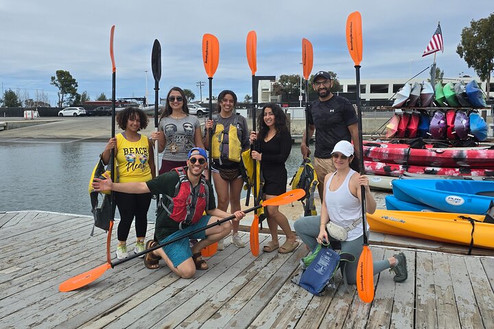 Dana Point Kayak and Hike to sea cave with Sea Lion Sightings