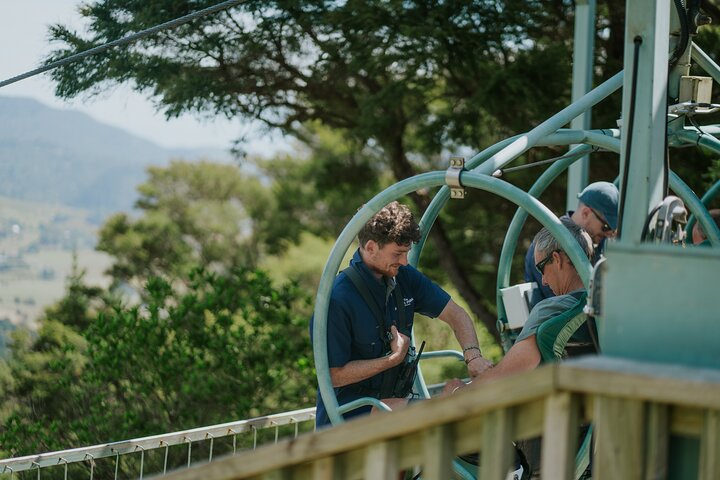 Skywire ziplining Adventure at Cable Bay, Nelson NZ