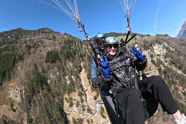 Mürren Lauterbrunnen: Paragliding Panorama Tandem Flights