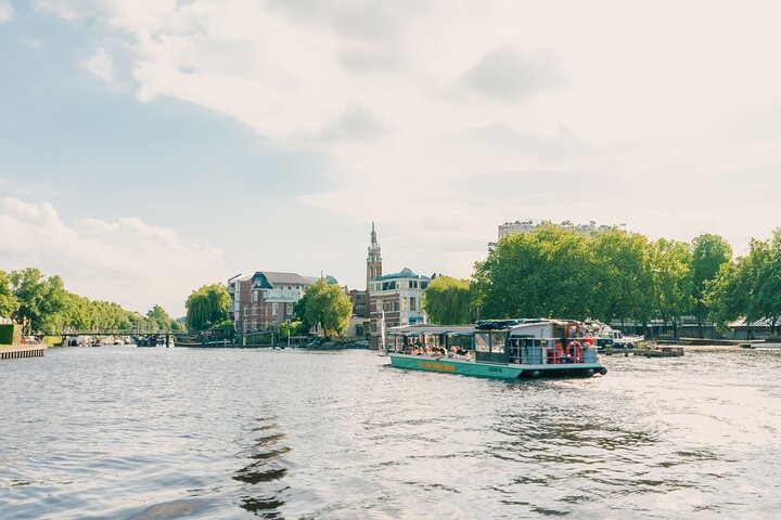 Groningen: Terrace Boat Experience with a Cozy Bar: 1 hour
