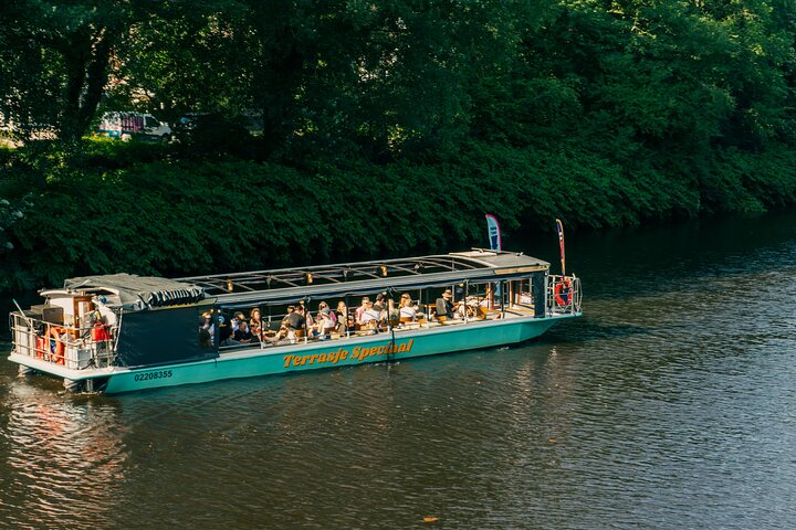 Groningen: Terrace Boat Experience with a Cozy Bar: 1.5 Hours