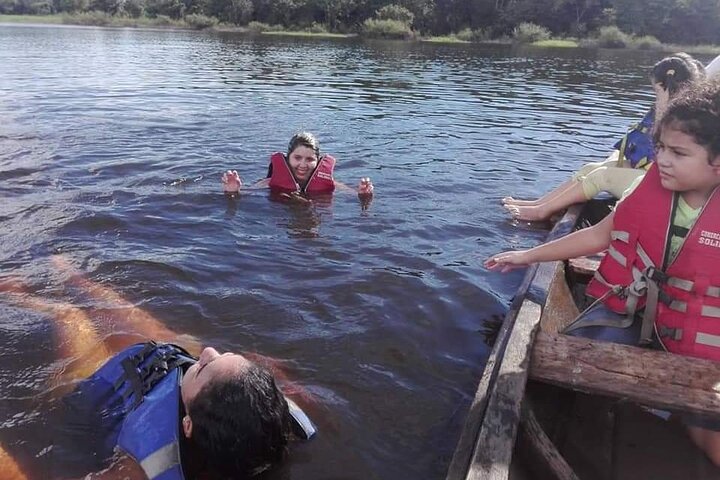 Canoeing in The Amazon Rainforest