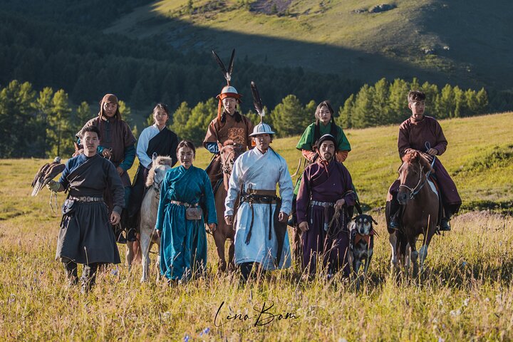 Authentic Mongolian Horse Archery with Real Mongol Warriors