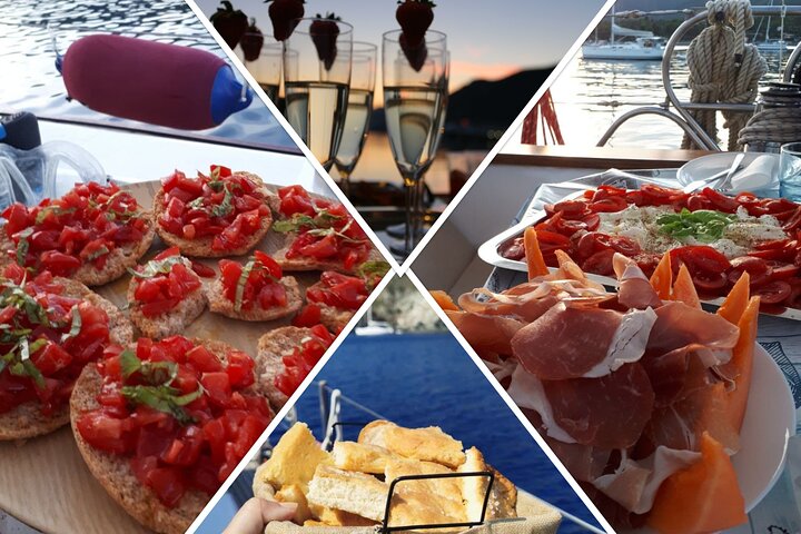 Sailing trip on the Secche della Meloria with aperitif and lunch