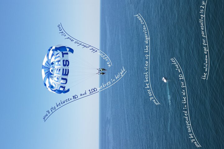 Parasailing from Vilamoura Marina