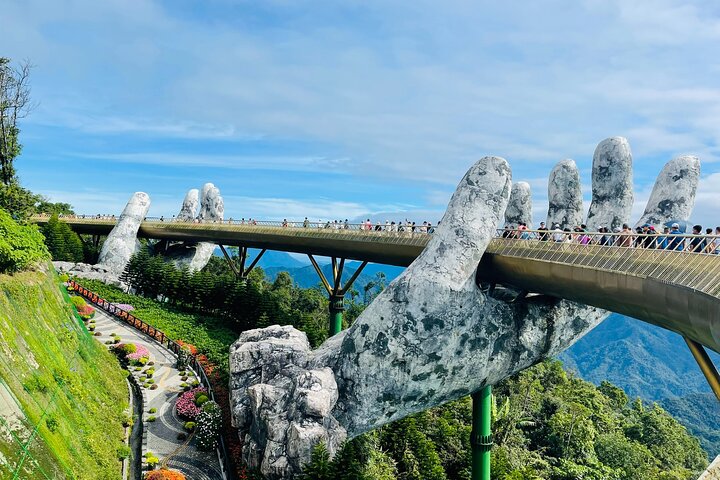 Early morning Ba Na Hills - Golden Hand Bridge - PRIVATE TOUR