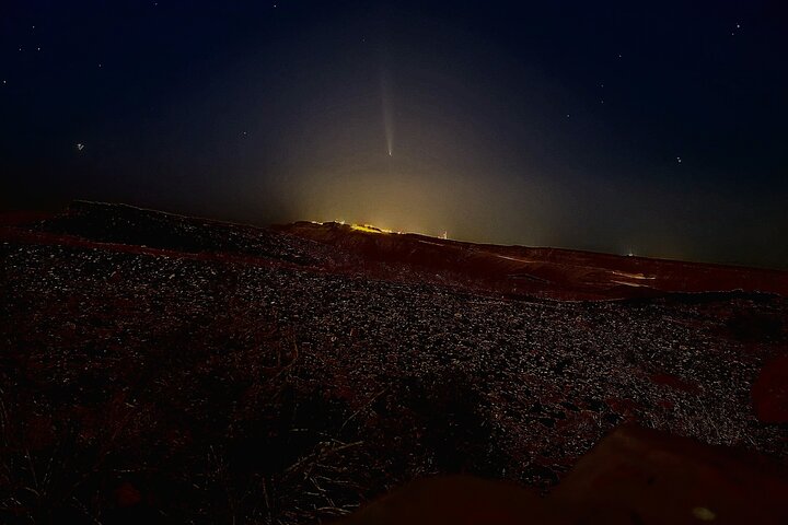 Sunset time Ramon Crater Jeep tour, bonfire and stargazing