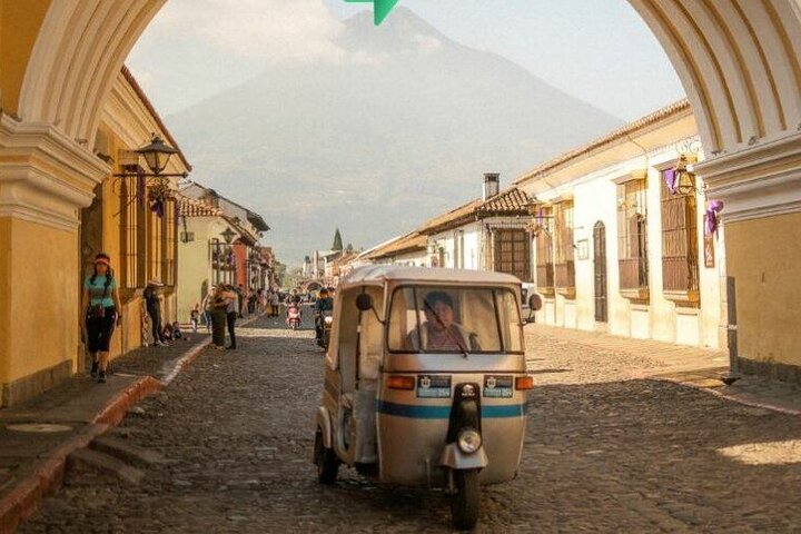 Tuk Tuk Adventure in Antigua from Puerto Quetzal