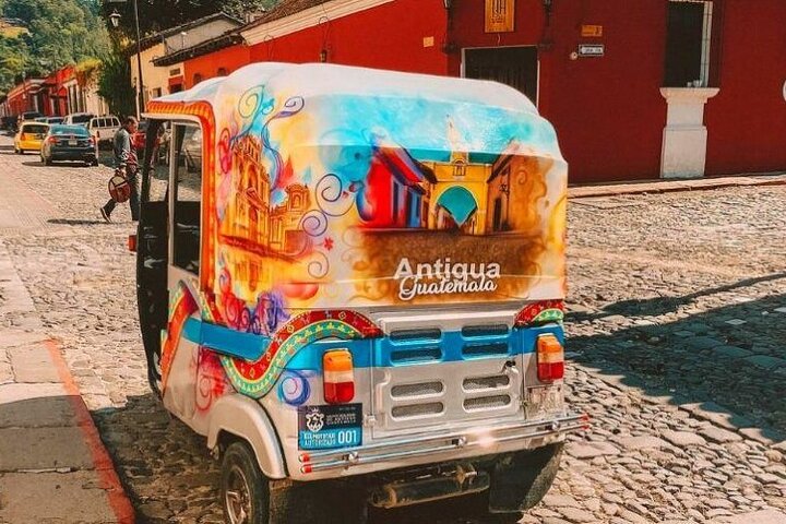 Tuk Tuk Adventure in Antigua from Puerto Quetzal
