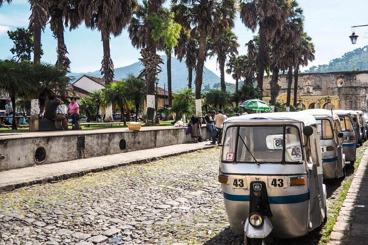 Tuk Tuk Adventure in Antigua from Puerto Quetzal