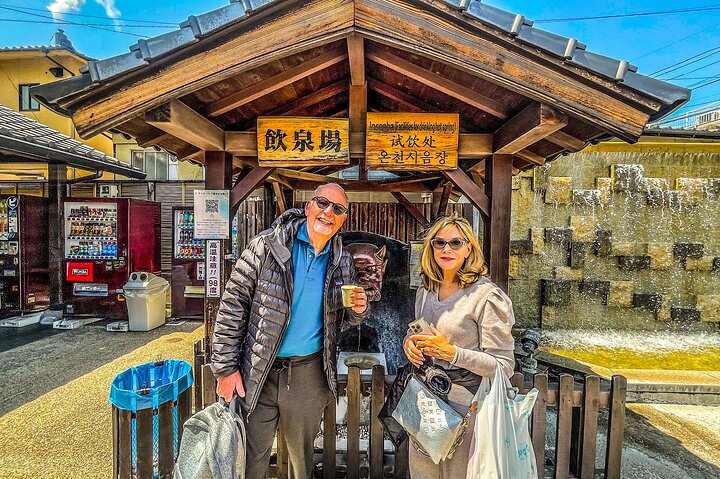 Hot Spring Beppu Onsen with Blue Hell cozy Tour by Car and walk