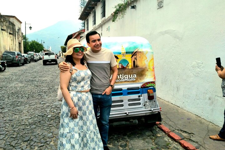 Tuk Tuk Adventure in Antigua from Puerto Quetzal