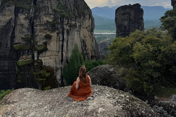 From Athens:Meteora Caves & Monasteries History Day Trip by Train