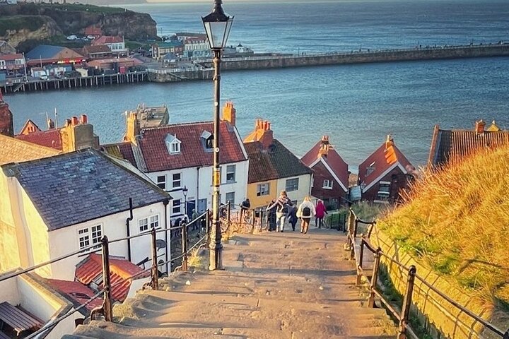 Nth York Moors Steam Train (incl) & Whitby Small Group Day Trip.