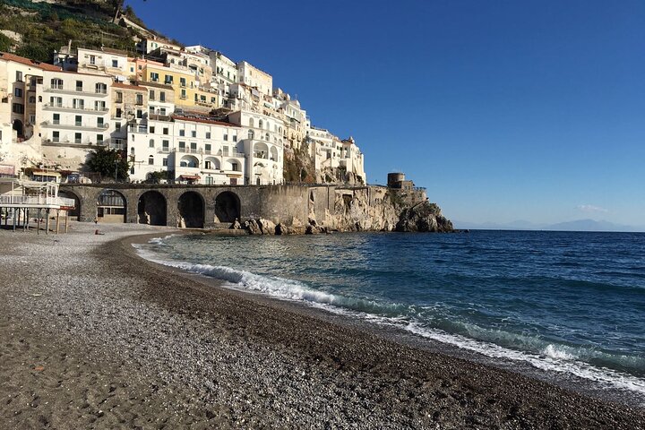 Sorrento, Positano & Amalfi Bus Tour & Boat from Naples