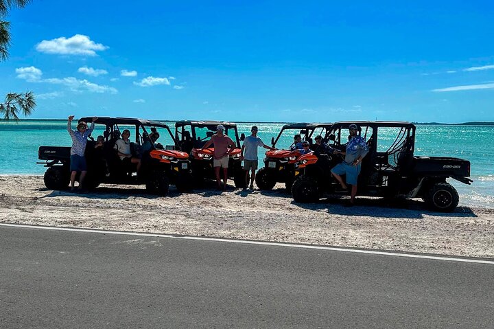 Exuma,Bahamas: 6 Seater Buggy/Jeep Rental with Bluetooth speakers