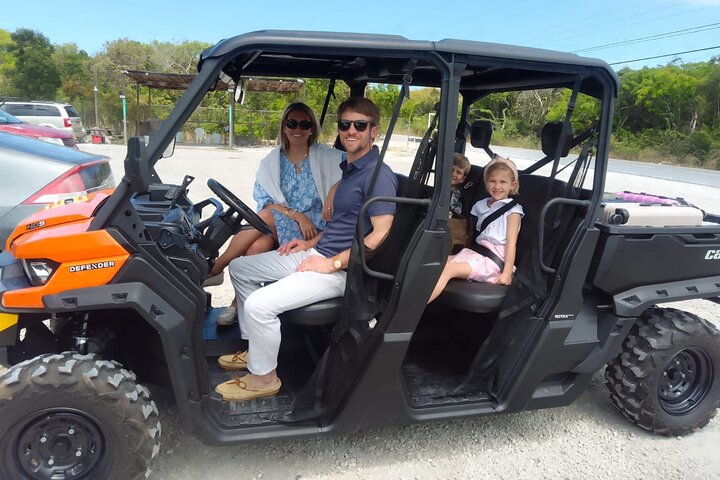 Exuma,Bahamas: 6 Seater Buggy/Jeep Rental with Bluetooth speakers