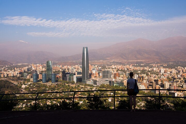 Santiago Skyline: Cable Car & San Cristobal Walking Tour