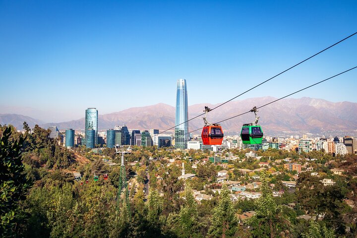 Santiago Skyline: Cable Car & San Cristobal Walking Tour