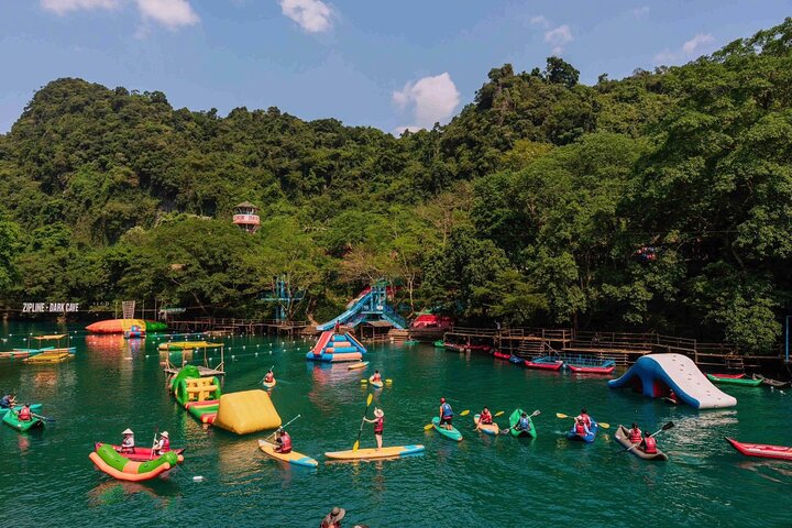 Zipline Dark Cave and Phong Nha Cave Explorer’s Day Tour