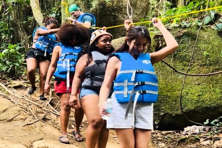2 Tours in 1 Day Rainforest and Beach Adventure with Transport