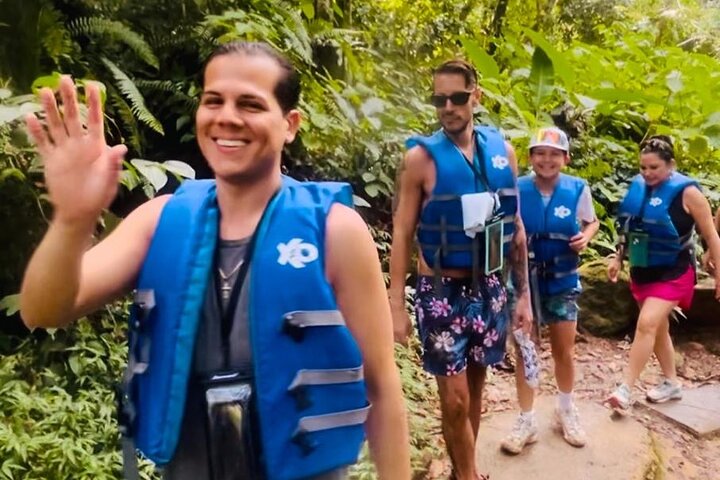 2 Tours in 1 Day Rainforest and Beach Adventure with Transport