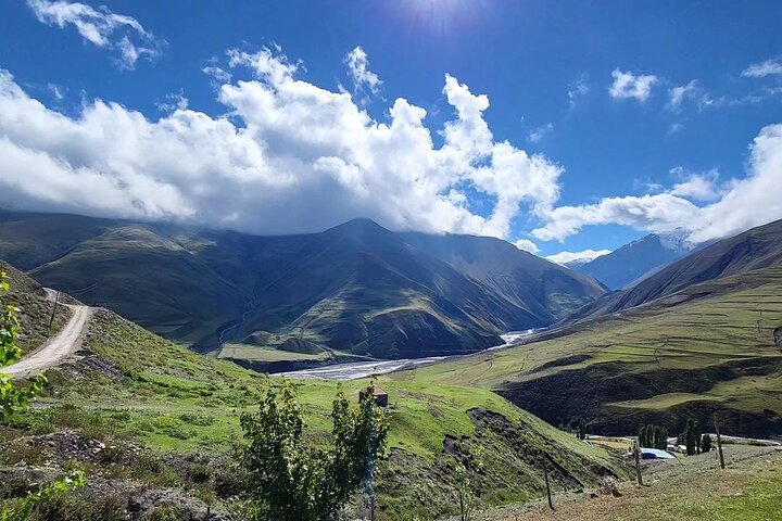 From Baku: Guba & Khinalig & Candy Mountains (Private or Group)