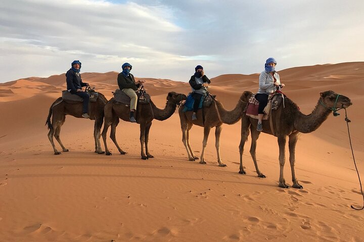 Merzouga Luxury AC/ Heating Camp: Camel Ride, Dinner & breakfast
