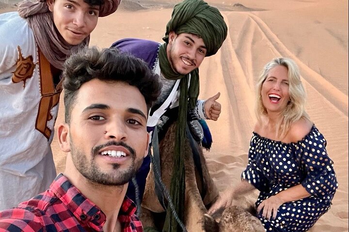 Merzouga Luxury AC/ Heating Camp: Camel Ride, Dinner & breakfast