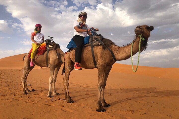 Merzouga Luxury AC/ Heating Camp: Camel Ride, Dinner & breakfast