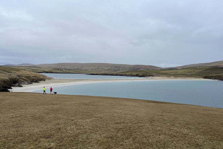 Shetland South Mainland Tour St Ninian Isle and Jarlshof