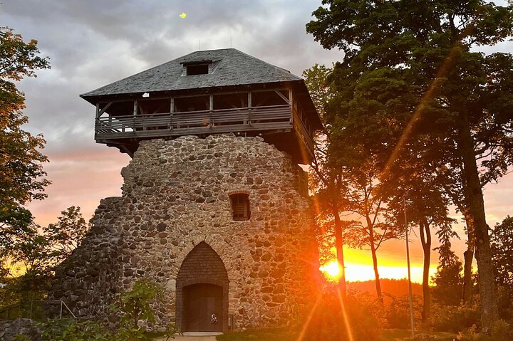 Sigulda’s Best Spots & Wine Tasting in a Ligatne Sandstone Cave