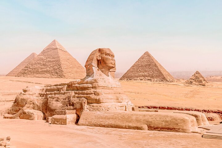 VIP Giza Pyramids and Great Sphinx Golf Cart Tour