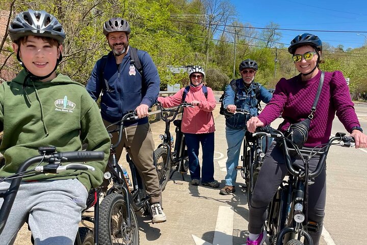 Guided Asheville E-bike Tour of River Arts, Mountains and Murals