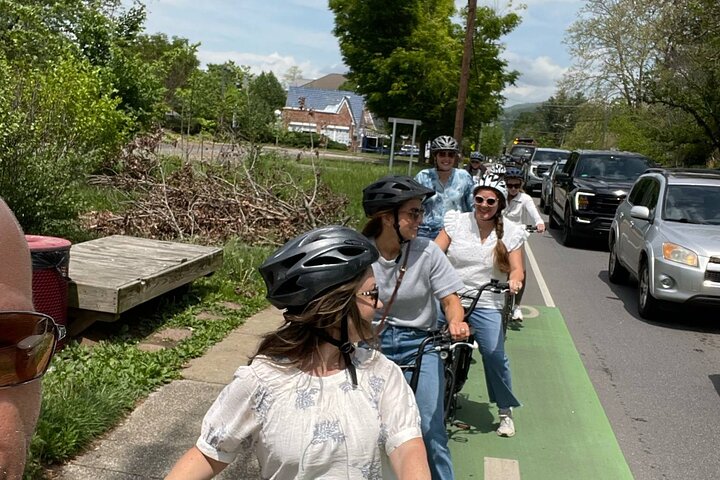 Guided Asheville E-bike Tour of River Arts, Mountains and Murals