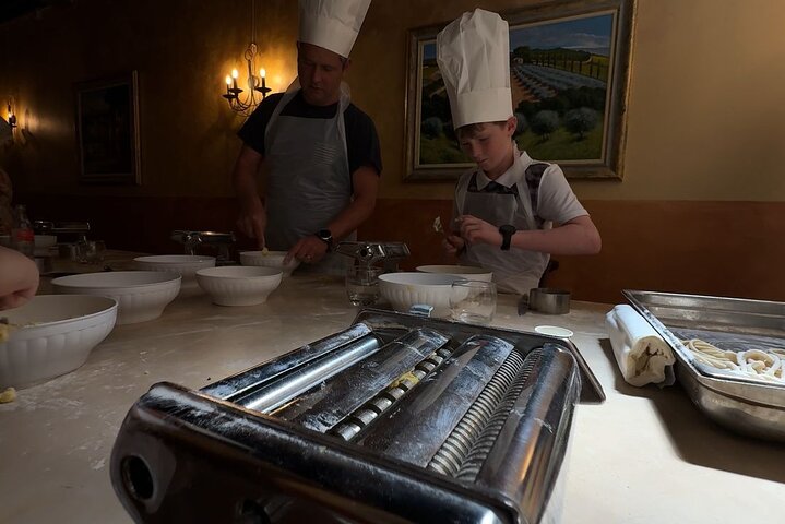 Tuscan, Italian, tiramisu cooking class and tasting 3 wines