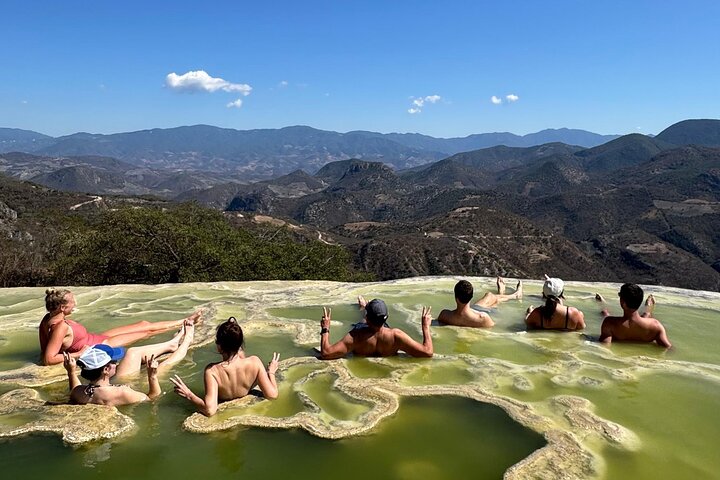Hierve el Agua, Tule Tree, Mitla and Mezcal Distillery Tour