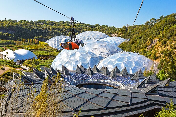 England’s Fastest Zipline at the Eden Project