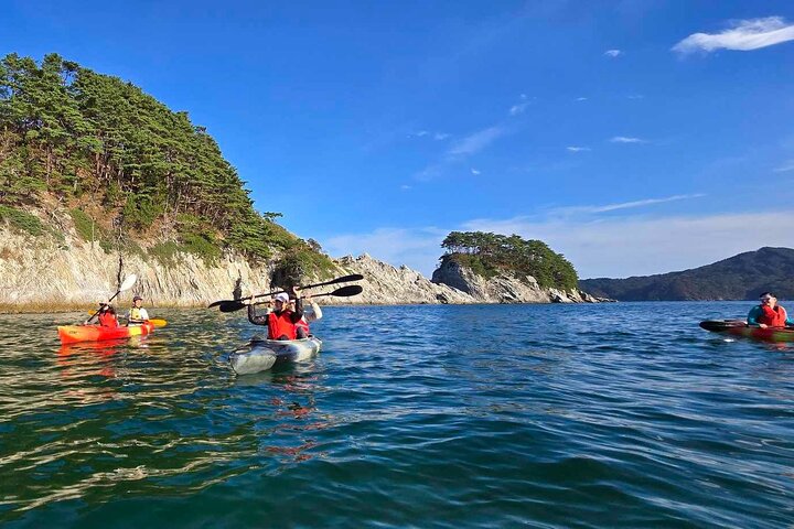 Michinoku Coastal Trail & Sea Kayak in Jodogahama