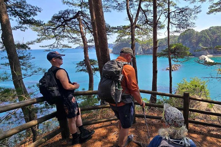 Michinoku Coastal Trail & Sea Kayak in Jodogahama