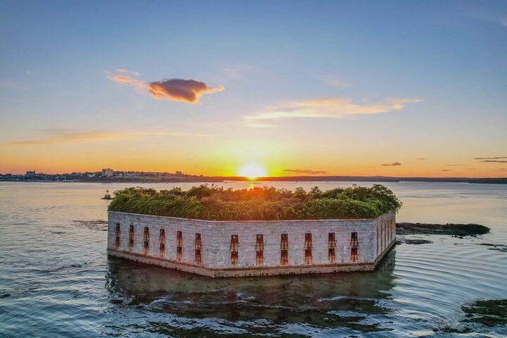 Sunset Windjammer Cruise Along the Coast of Portland Maine
