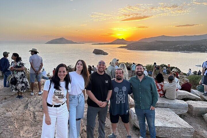 Cape Sounio Temple of Poseidon & Athenian Riviera Tour(+swimming)